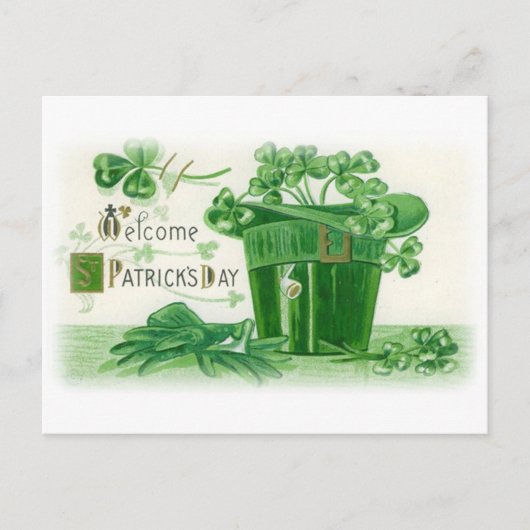  St. Patricks Dag Groet Briefkaart (Voorkant)