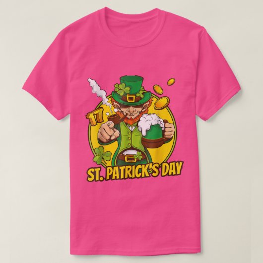 St. Patrick's Dag Ierse Jongens Meisjes Grappig Gr T-shirt (Design voorkant)