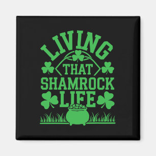 St. Patrick's Dag Ierse Shamrock Shenanigan Ierlan Magneet