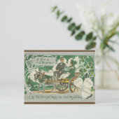 St Patricks dag in de ochtend Briefkaart (Staand voorkant)