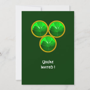 ST. PATRICK'S DAG KLAVER DRIEEENIGHEID KAART