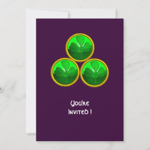 ST. PATRICK'S DAG KLAVER DRIEEENIGHEID KAART