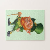 ST. PATRICK'S DAG LEPRECHAUN LEGPUZZEL (Horizontaal)