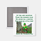 ST. PATRICK'S DAG LEPRECHAUN POEM magnet Magneet (Voorkant / Achterkant)