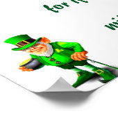 ST. PATRICK'S DAG LEPRECHAUN POEM POSTER (Hoek)