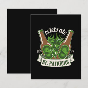 St. Patrick's dag RSVP Kaartje