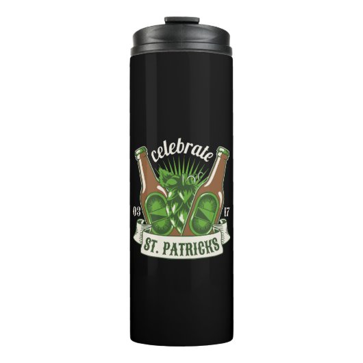 St. Patrick's dag Thermosbeker (Voorkant)