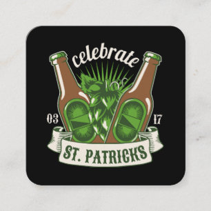 St. Patrick's dag Vierkante Visitekaartje