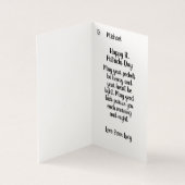 St. Patrick's dag zegeningskaart Kaart (Binnen)