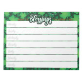 St Patrick's Data Notepad Notitieblok (Voorkant)