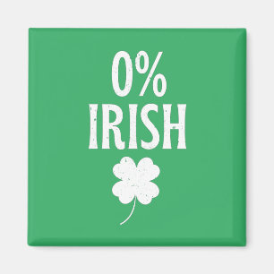 St Patrick's Day 0% Iers Magneet
