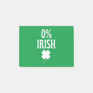 St Patrick's Day 0% Iers Post-it® Notes