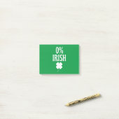 St Patrick's Day 0% Iers Post-it® Notes (Op bureau)