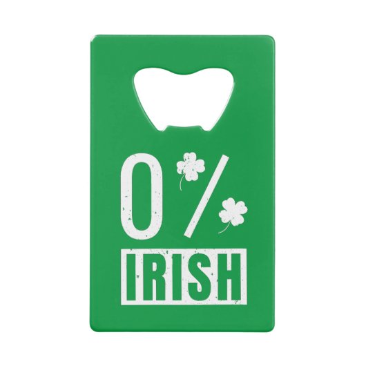 St Patrick's Day 0% Irish Four Leaf Clover (Devant)