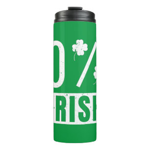 St Patrick's Day 0% Irish Four Leaf Clover Thermosbeker