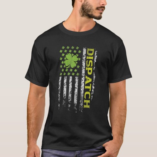 St. Patrick's Day 911 Dispatcher T-shirt (Voorkant)