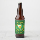 St. Patrick's Day aangepaste tekst bierlabels Bier Etiket (Voorkant)