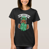 St Patricks Day African American Leprechaun One Lu T-shirt (Voorkant)