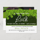 St. Patrick's Day Agent aiguilles Faire-part (Devant / Derrière)