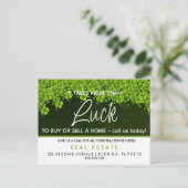 St. Patrick's Day Agent referrals Aankondiging (Staand voorkant)