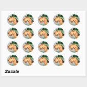 St. Patrick's Day Airedale Ronde Sticker (Vel)
