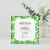 St. Patrick's Day Anniversaire Fête Invitation (Debout devant)