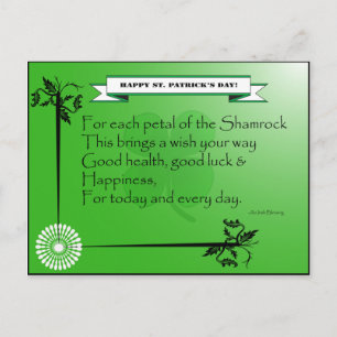 St. Patrick's Day_ansichtkaart Briefkaart