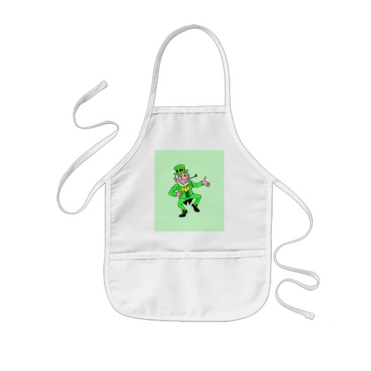 St. Patrick's Day Apron Kinder Schort (Voorkant)