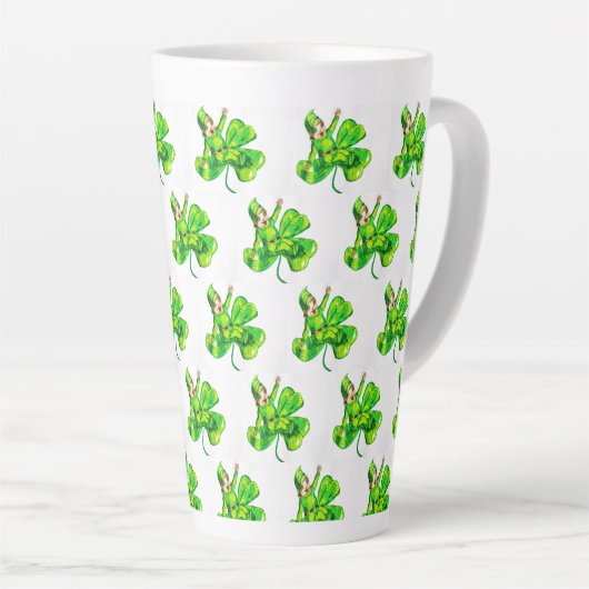 ST. PATRICK'S DAY BABY LEPRECHAUN LATTE MOK (Rechterhoek)