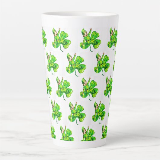 ST. PATRICK'S DAY BABY LEPRECHAUN LATTE MOK (Voorkant)