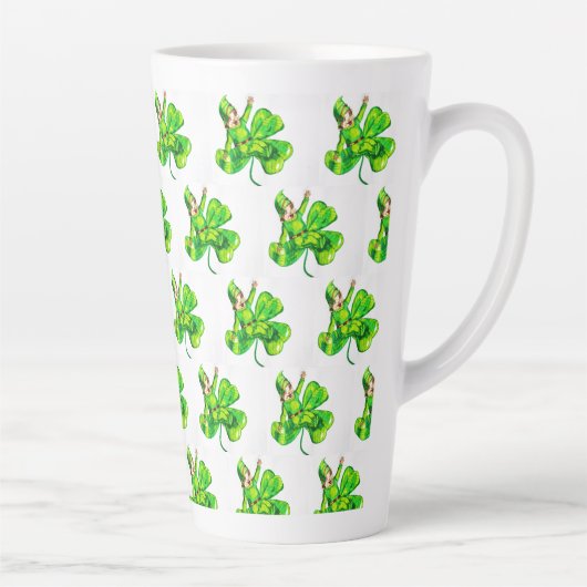 ST. PATRICK'S DAY BABY LEPRECHAUN LATTE MOK (Rechts)