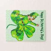 ST. PATRICK'S DAY BABY LEPRECHAUN LEGPUZZEL (Horizontaal)