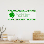 ST PATRICK'S DAY Baby shower / Birthday Banner Poster (Keuken)