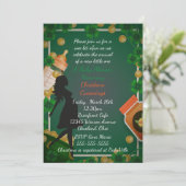 St. Patrick's Day Baby shower Invitation Kaart (Staand voorkant)