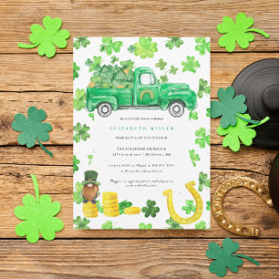 St. Patrick's Day babyfeest Kaart