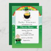 St. Patrick's Day Baby's Baby shower Uitnodiging (Voorkant / Achterkant)