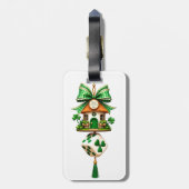 St. Patrick's Day Bagagelabel (Achterkant verticaal)