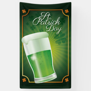 St. Patrick's Day-banner Spandoek