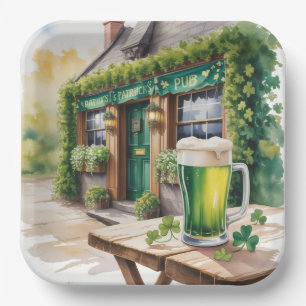 St. Patrick's Day Bar Pub Feest Papieren Bordje