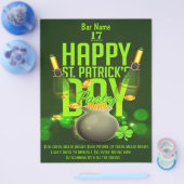 St. Patrick's Day Barfeest Flyer (Enkel)
