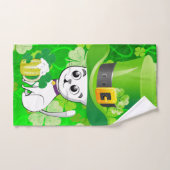 St. Patrick's Day Bathroom Towel Set Cat Bad Handdoek (Handdoek)