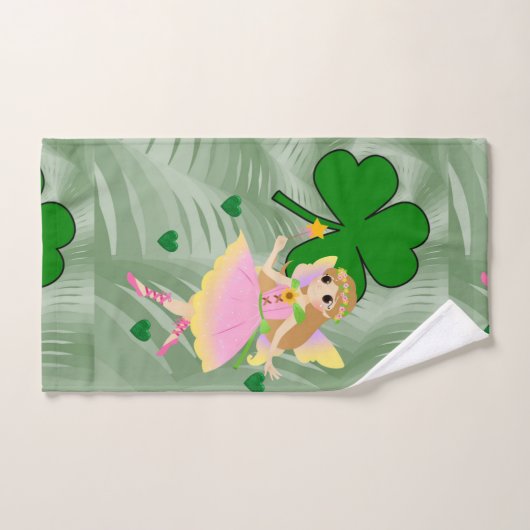 St. Patrick's Day Bathroom Towel sets Fairy Bad Handdoek (Handdoek)