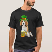 St Patrick's Day Beagle Funny Irish T-shirt (Voorkant)
