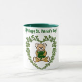 St. Patrick's Day Bear Mug (Centre)