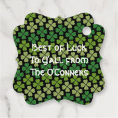 St. Patrick's Day Bedankjes Labels (Achterkant)