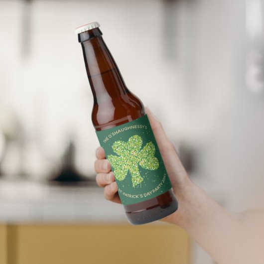 St. Patrick's Day Beer Bottle Labels - Aanpassen Bier Etiket