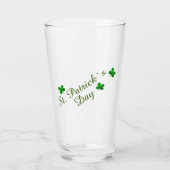 St Patrick's day Beer Glas (Voorkant)