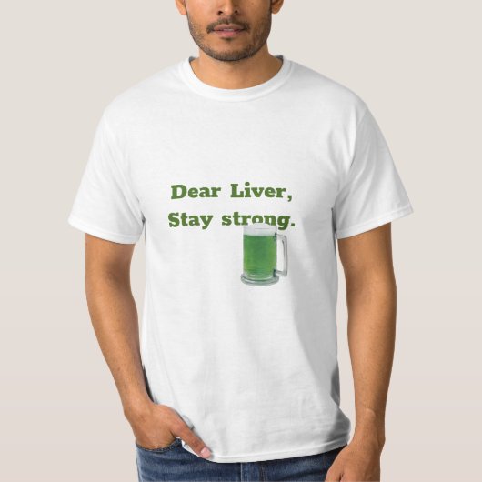 St. Patrick's Day Beer Humor T-shirt (Voorkant)