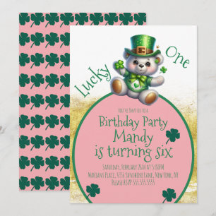 St.Patrick's Day Beer Meisje Verjaardag Geluksvoge Kaart