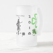 St Patrick's Day Beer Mok Sjabloon (Voorkant rechts)